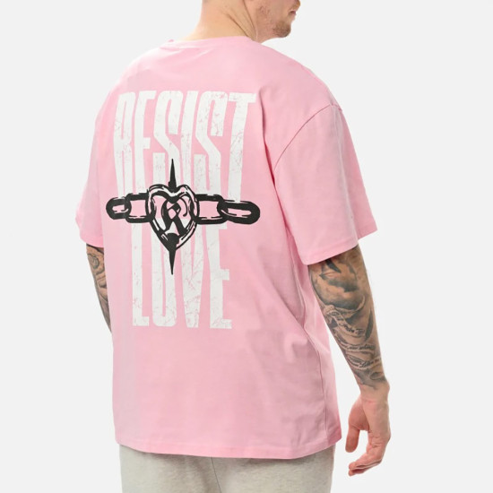 Karl Kani Ανδρική κοντομάνικη μπλούζα Woven Signature Resist Love Tee